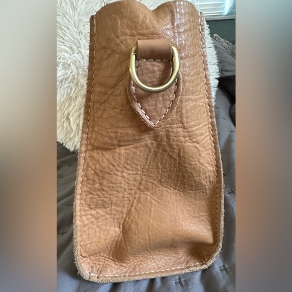 Portland Leather Almond Leather Lola Tote - Picture 4 of 12